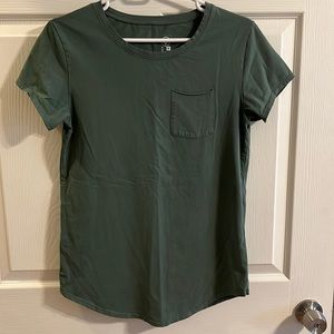 Alpha Forward Women’s Scoop Tee, Everglade Green, Size M